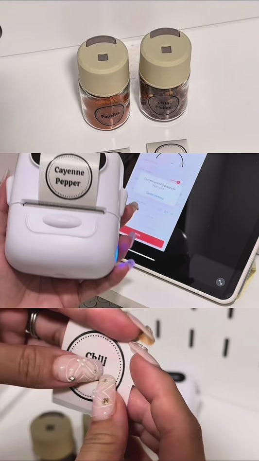 Tagzy™ – Mini Impresora de Etiquetas Bluetooth